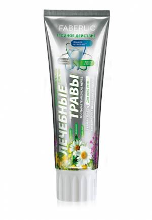 Кислородная профилактическая зубная паста «Лечебные травы», 75 мл