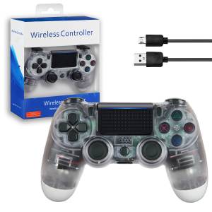 Джойстик беспроводной для консоли прозрачный (no logo)