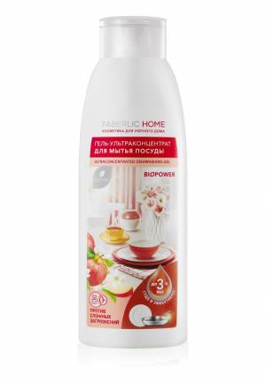 Гель-ультраконцентрат для мытья посуды с биоэнзимами «Ароматное яблоко», 500 мл