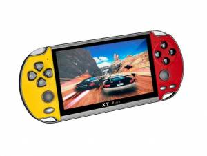 Игровая приставка X7 Plus красный с желтым