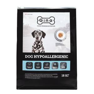 [18 кг] Корм для собак сухой Gina Dog Hypoallergenic
