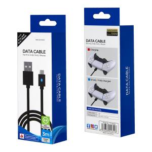 Кабель зарядки геймпадов PS5/Xbox/Switch Type-C TY-0803B