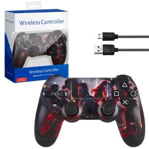 Джойстик PS4 DualShock беспроводной с рисунком №17