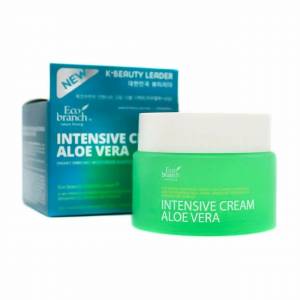 Интенсивно увлажняющий крем для лица Eco Branch Intensive Сream Aloe Vera с алое вера