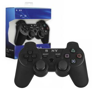 Джойстик PS3 (Bluetooth) беспроводной черный AA