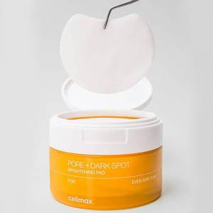 Осветляющие тонер-пэды с фруктовыми экстрактами Celimax Pore + Dark Spot Brightening Pad