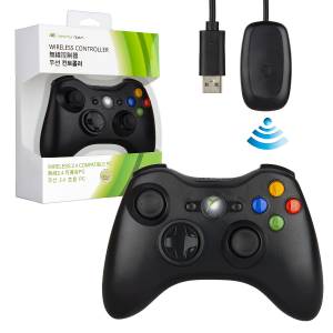 Джойстик XBOX 360 2.4G Wireless (Logo) Черный