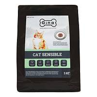 [3 кг] Корм для кошек сухой Gina Cat Sensible цыпленок