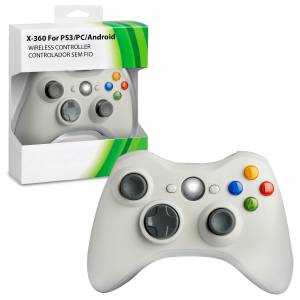Джойстик XBOX 360 2.4G Wireless Белый no logo