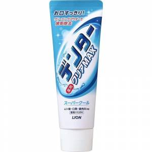 LION Зубная паста СУПЕРОХЛАЖДАЮЩАЯ Dentor Clear MAX Super Cool, 140 гр