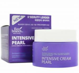  Интенсивный увлажняющий крем с экстрактом жемчуга Eco Branch Intensive Cream Pearl