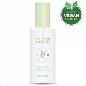 Deoproce Real Fresh Vegan Relief Lotion Лосьон для лица увлажняющий на основе растительных экстрактов