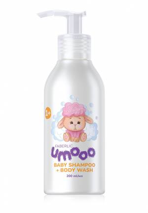Детский шампунь-гель для душа Umooo (1+), 200 мл