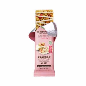 Протеиновый батончик 'Prabar'.  Вкус: White (белый шоколад)