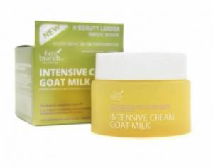 Интенсивно омолаживающий крем для лица с козьим молоком Eco Branch Intensive Cream Goat Milk антивозрастной крем с молочными протеинами