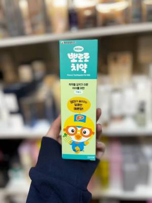 Детская зубная паста PORORO с ароматом дыни, детям до 6 лет