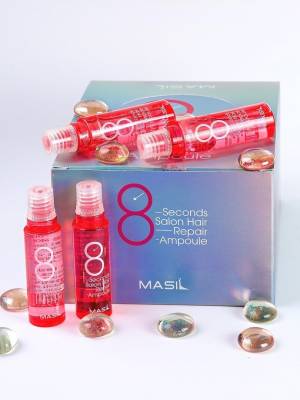 Протеиновая маска-филлер для поврежденных волос Masil 8 Seconds Salon Hair Repair Ampoule
