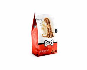 [3 кг] Корм для собак сухой Gina Dog Salmon & Rice лосось