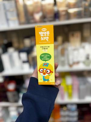 Зубная паста PORORO с ароматом ананаса для малышей, до 6 лет
