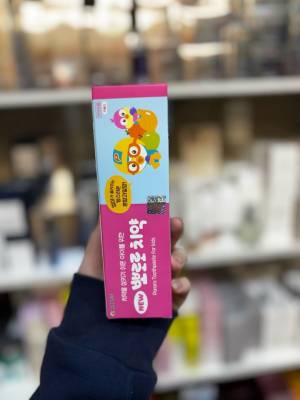 Детская зубная паста PORORO для здоровых зубов и веселого настроения, от 3 лет