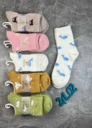 [10 пар Шерсть норки] Женские теплые носки р.36-41