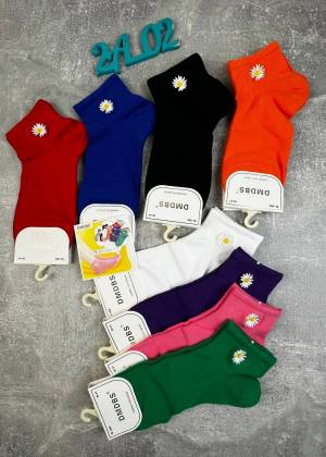 [10 пар] Распродажа!!! Подростковые женские носки, р.36-41 Хлопок