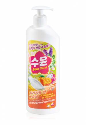 Гель-концентрат для мытья посуды «Кумкват и питайя» Soo-Yun, 500 мл