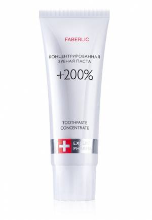 Концентрированная зубная паста «+200 процентов», 75 мл