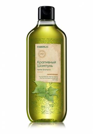 Крапивный шампунь «Укрепление» для всех типов волос, 380 мл