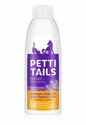 Моющее средство для полов и стен «Без следов и запахов» PETTI TAILS, 500 мл