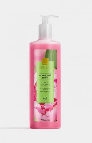 Гель для душа «Искристый пион», 720 мл