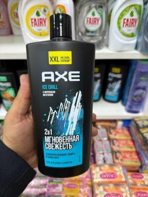 2 в 1 шампунь и гель для душа AXE 'Мгновенная свежесть' С ментолом, 610 мл