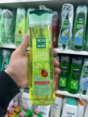 Шампунь против выпадения волос Чистая линия 'Длина и густота' с экстрактом каштана, 400 мл