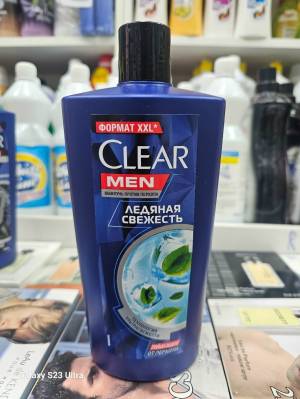 Шампунь против перхоти для мужчин Clear 'Ледяная свежесть', 610 мл