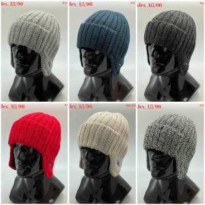 Мужская шапка ушанка на флисе р.56-58 80% шерсть + 20% акрил