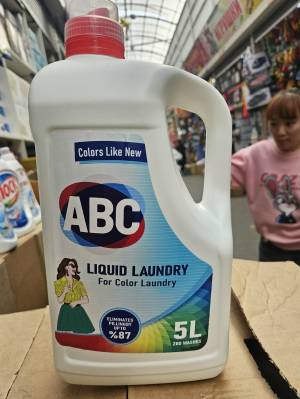 ABC Гель для стирки цветных вещей, 5 литров ABC Гель для стирки цветных вещей, 5 литров