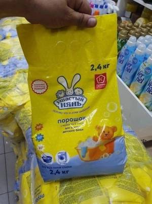 [2,4 кг] Стиральный порошок для детского белья 'Ушастый нянь' 