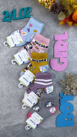 10 пар Детские термо носки Кашемир фирма TURKAN Р.: 2-4, 4-6, 6-8 лет