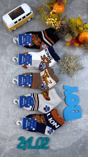 10 пар Детские термо носки Кашемир фирма TURKAN Р.: 2-4, 4-6, 6-8 лет