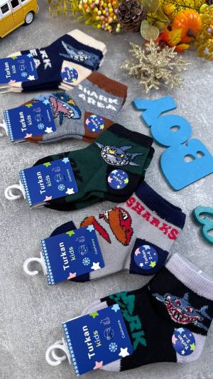 10 пар Детские термо носки Кашемир фирма TURKAN Р.: 2-4, 4-6, 6-8 лет