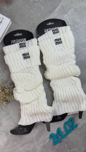 Женские гетры Шерсть 80% Белые