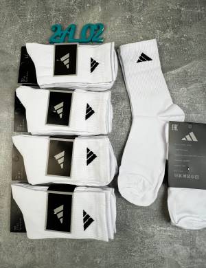 10 пар Женские спортивные носки Хлопок Высокие Р.: 36-41