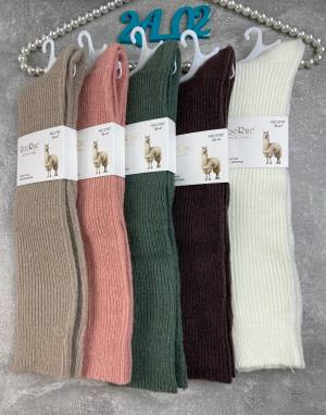 10 пар Женские Гольфы термо Шерсть ламы вязаный Р.: 36-41