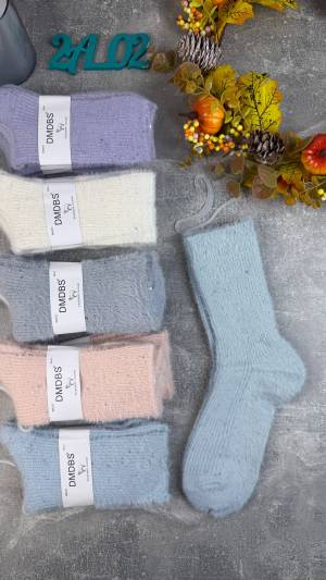 10 пар Женские Термо носки из меха куницы 36-41