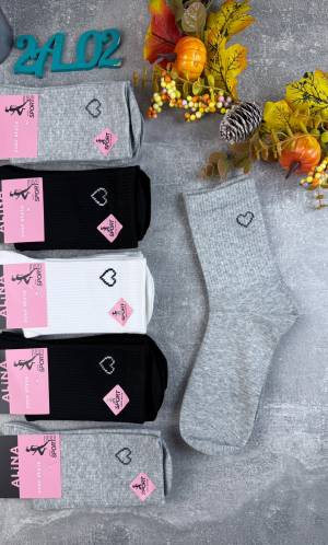 10 пар Женские носки высокие Хлопок 36-41