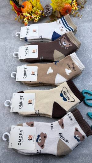 10 пар Детские махровые носки термо Р.: 1-2, 3-4, 5-6 лет