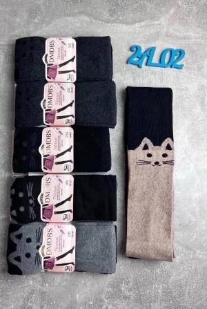 Упаковка 6 штук!! Подростковые колготки для девочек Р.: 145-150, 160-165