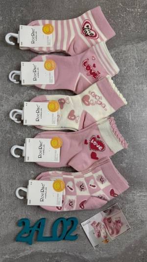 Детские носки 10 пар Хлопок. Размеры: 2-4, 4-6, 6-8 лет