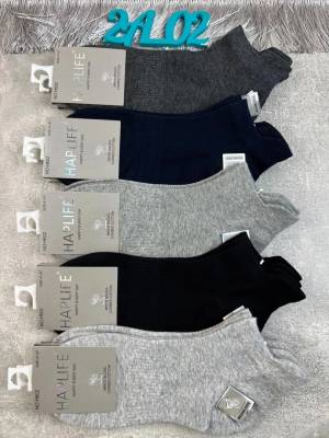 Мужские носки пол-короткие 10 пар Хлопок 95% р.41-47