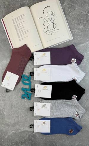 Распродажа!!! Женские носки короткие 10 пар. Хлопок. Размер 36-41